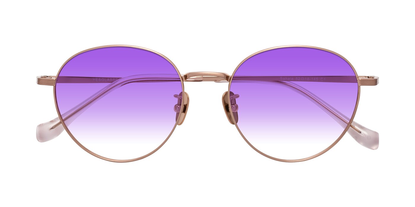 Sahala - Rose Gold Gradient Sunglasses