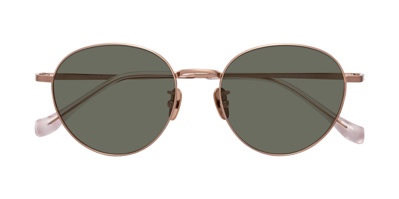 Sahala - Rose Gold Polarized Sunglasses