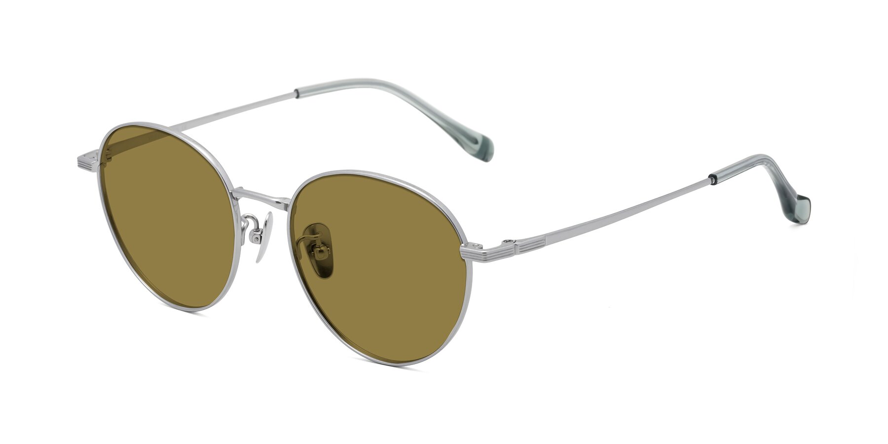 Angle of Sahala in Silver with Brown Polarized Lenses