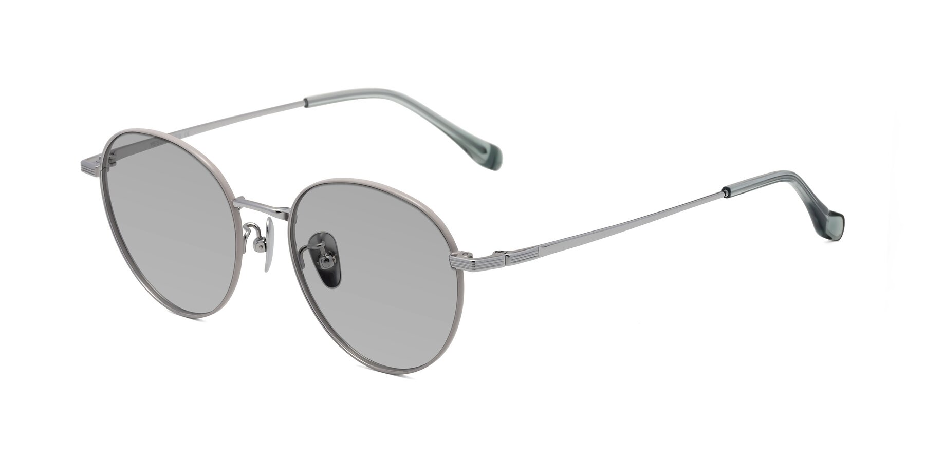 Angle of Sahala in Gray-Silver with Light Gray Tinted Lenses