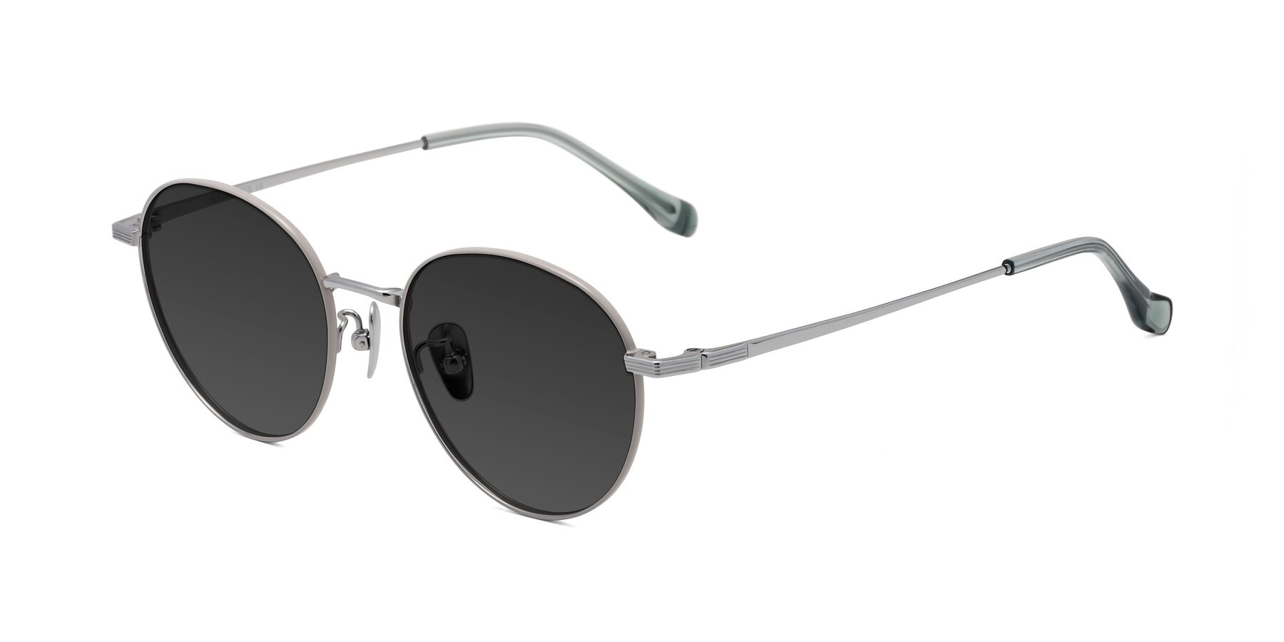 Angle of Sahala in Gray-Silver with Gray Tinted Lenses