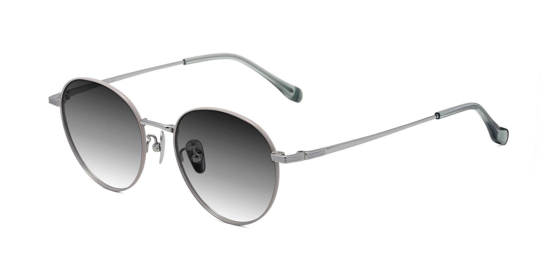 Angle of Sahala in Gray-Silver with Gray Gradient Lenses