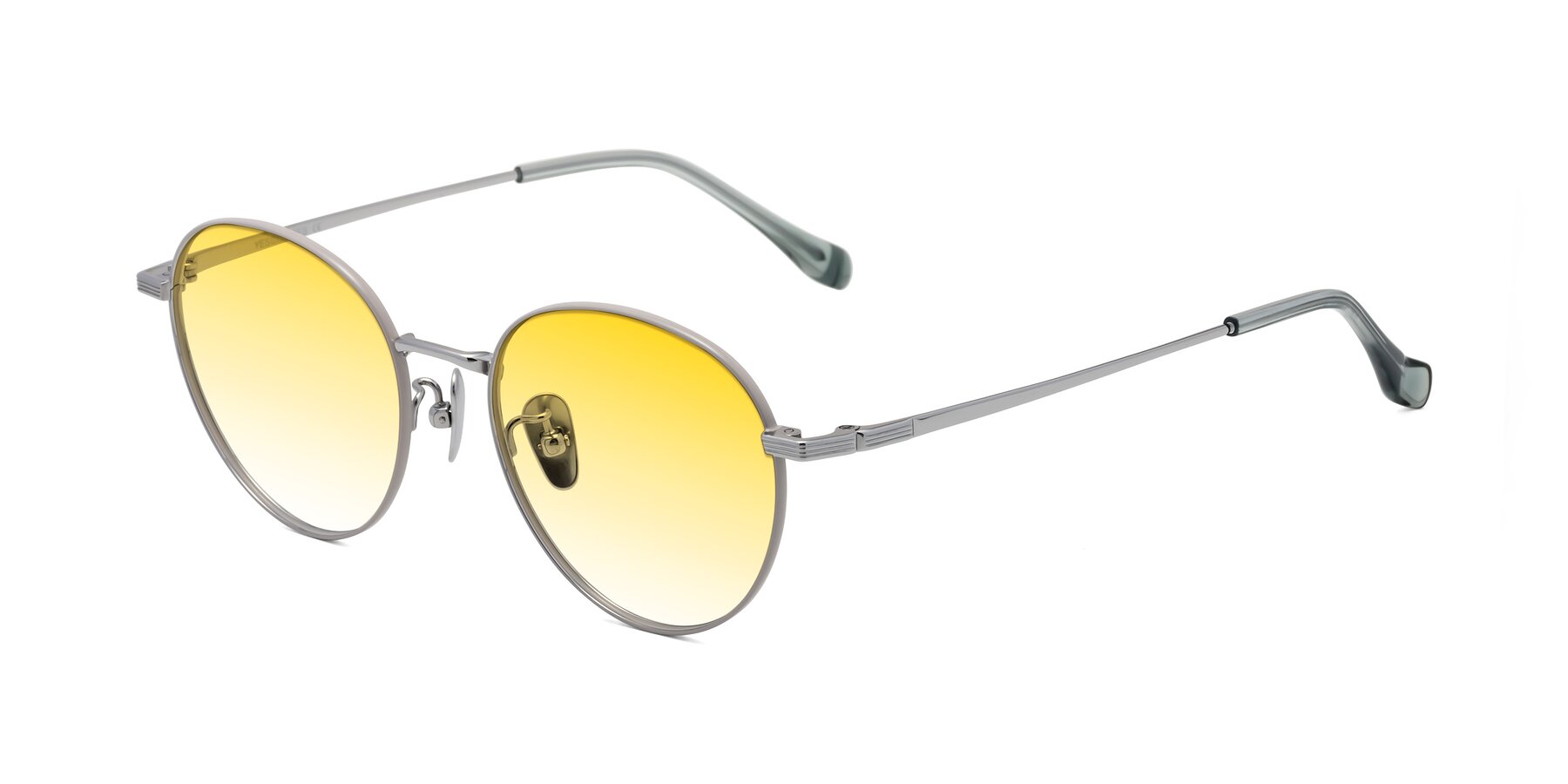 Angle of Sahala in Gray-Silver with Yellow Gradient Lenses