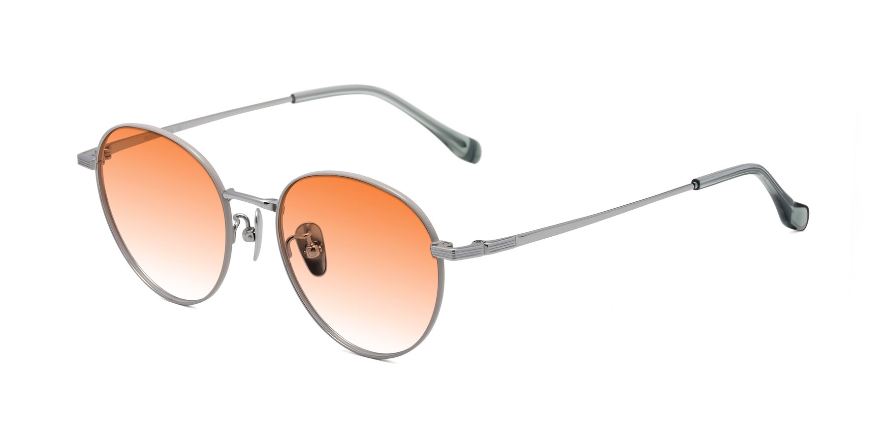 Angle of Sahala in Gray-Silver with Orange Gradient Lenses