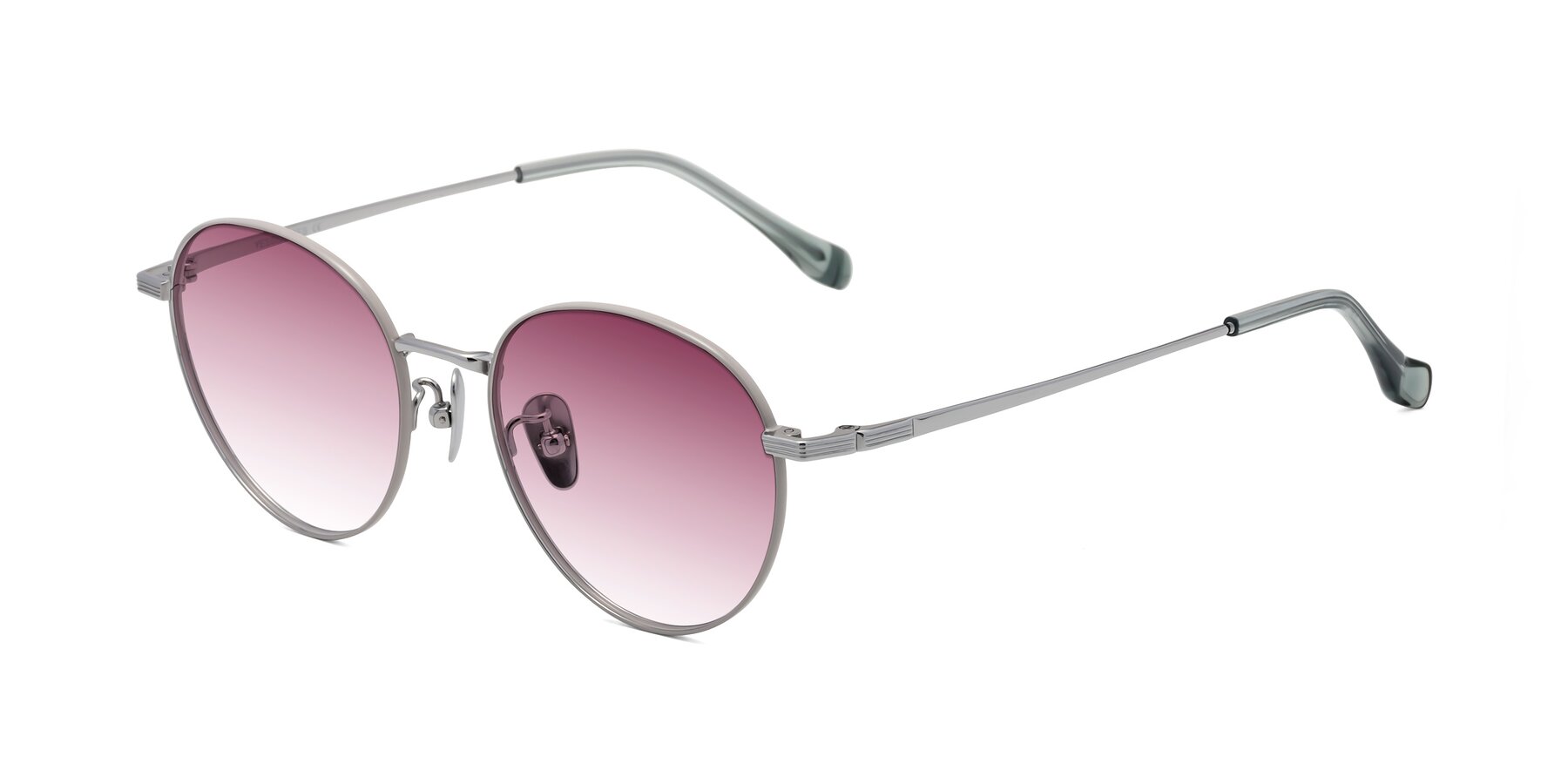 Angle of Sahala in Gray-Silver with Wine Gradient Lenses