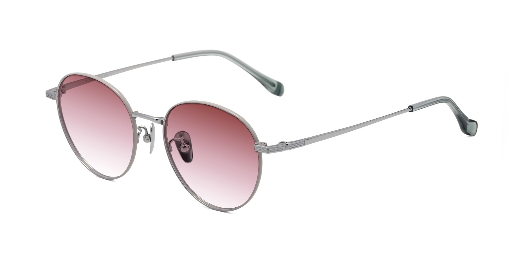 Angle of Sahala in Gray-Silver with Garnet Gradient Lenses