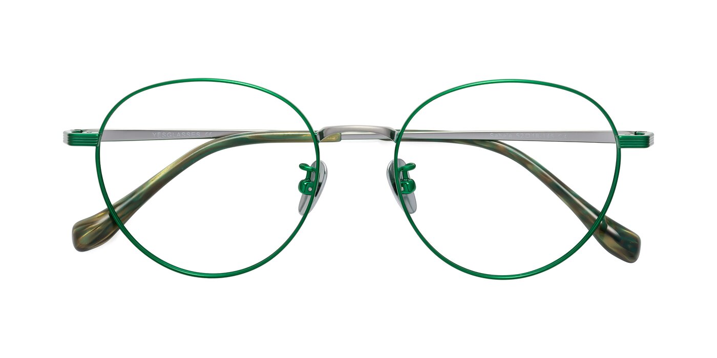 Sahala - Green / Sliver Eyeglasses