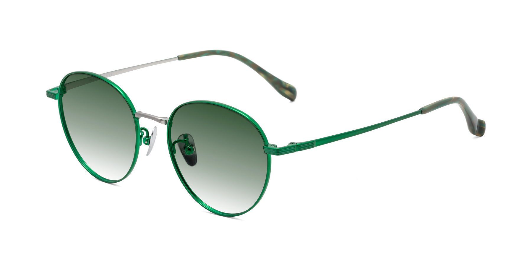 Angle of Sahala in Green-Sliver with Green Gradient Lenses