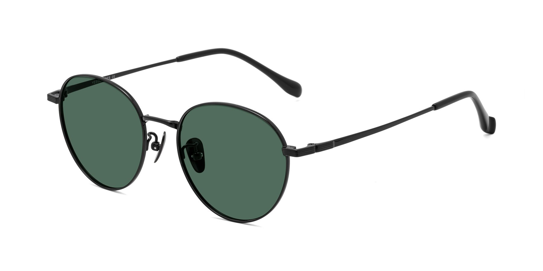 Angle of Sahala in Black with Green Polarized Lenses