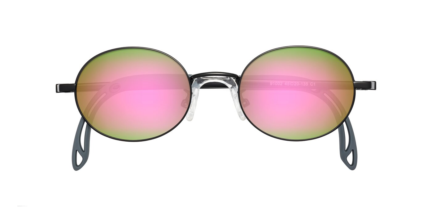 Pesci - Ninja Black Flash Mirrored Sunglasses