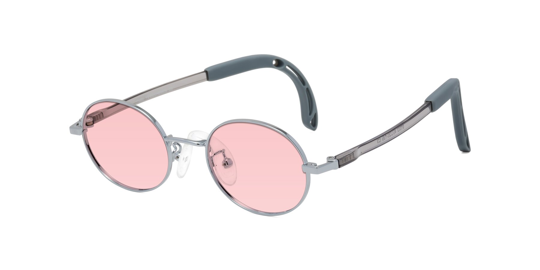 Angle of Pesci in Knight Silver with Light Garnet Tinted Lenses