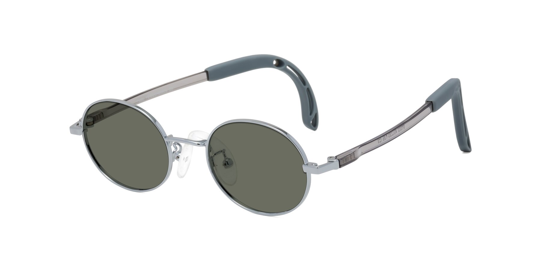 Angle of Pesci in Knight Silver with Gray Polarized Lenses