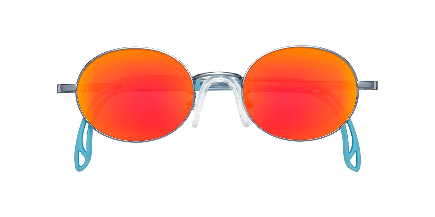 Pesci - Pilot Blue Flash Mirrored Sunglasses