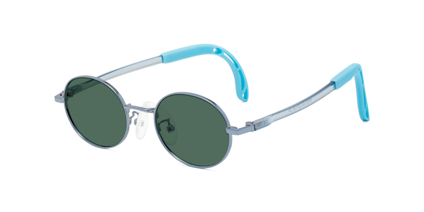 Angle of Pesci in Pilot Blue with Green Polarized Lenses