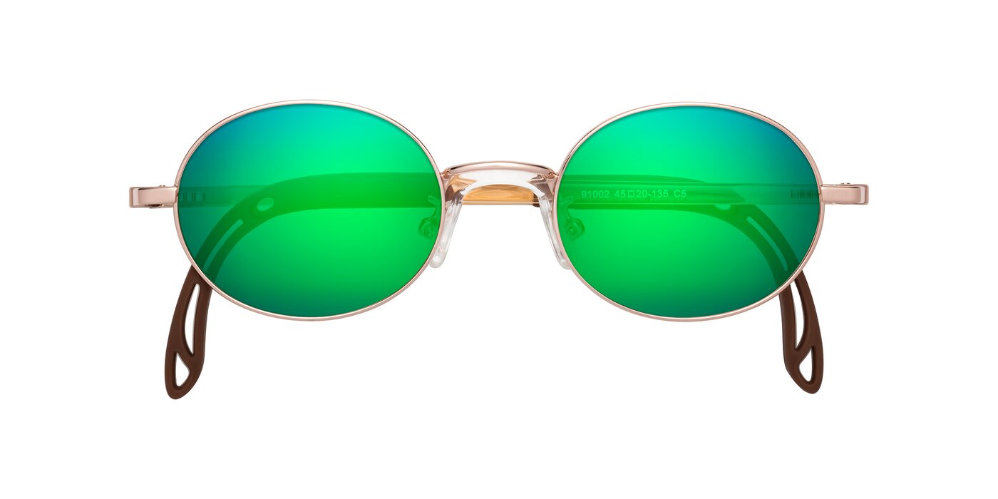 Pesci - Professor Gold Flash Mirrored Sunglasses