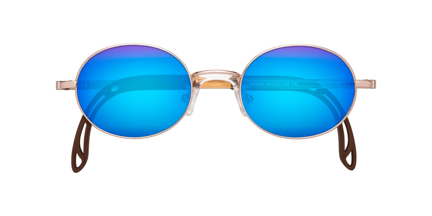 Pesci - Professor Gold Flash Mirrored Sunglasses