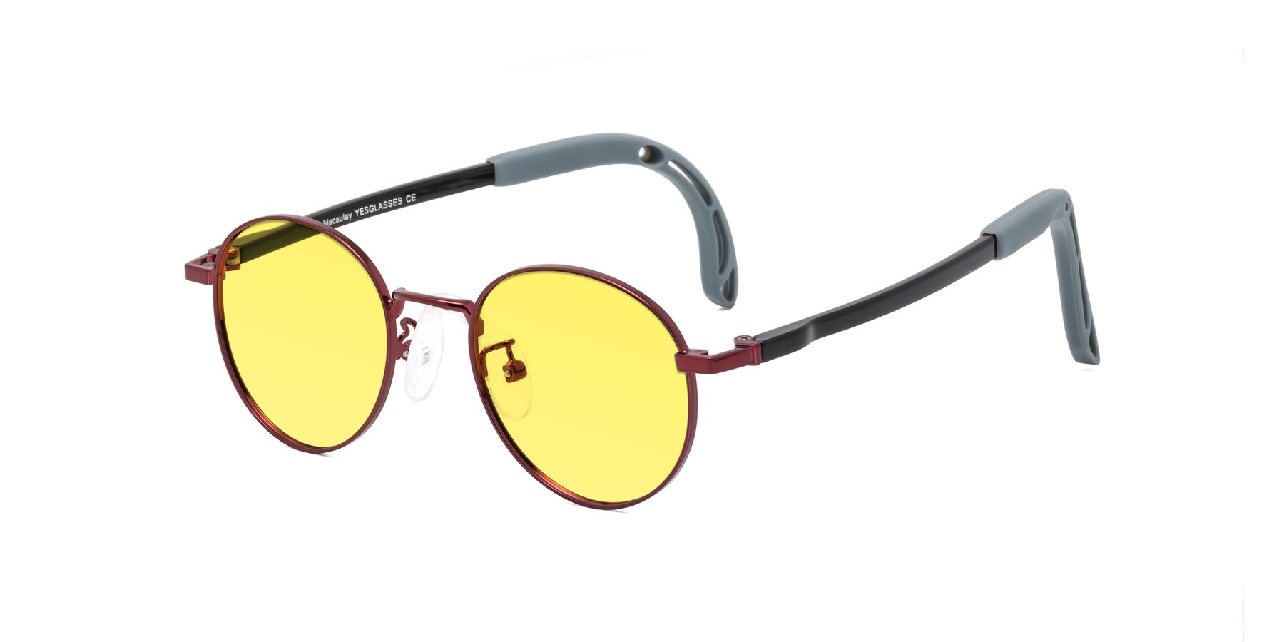 Angle of Macaulay in Dragon Wine with Medium Yellow Tinted Lenses