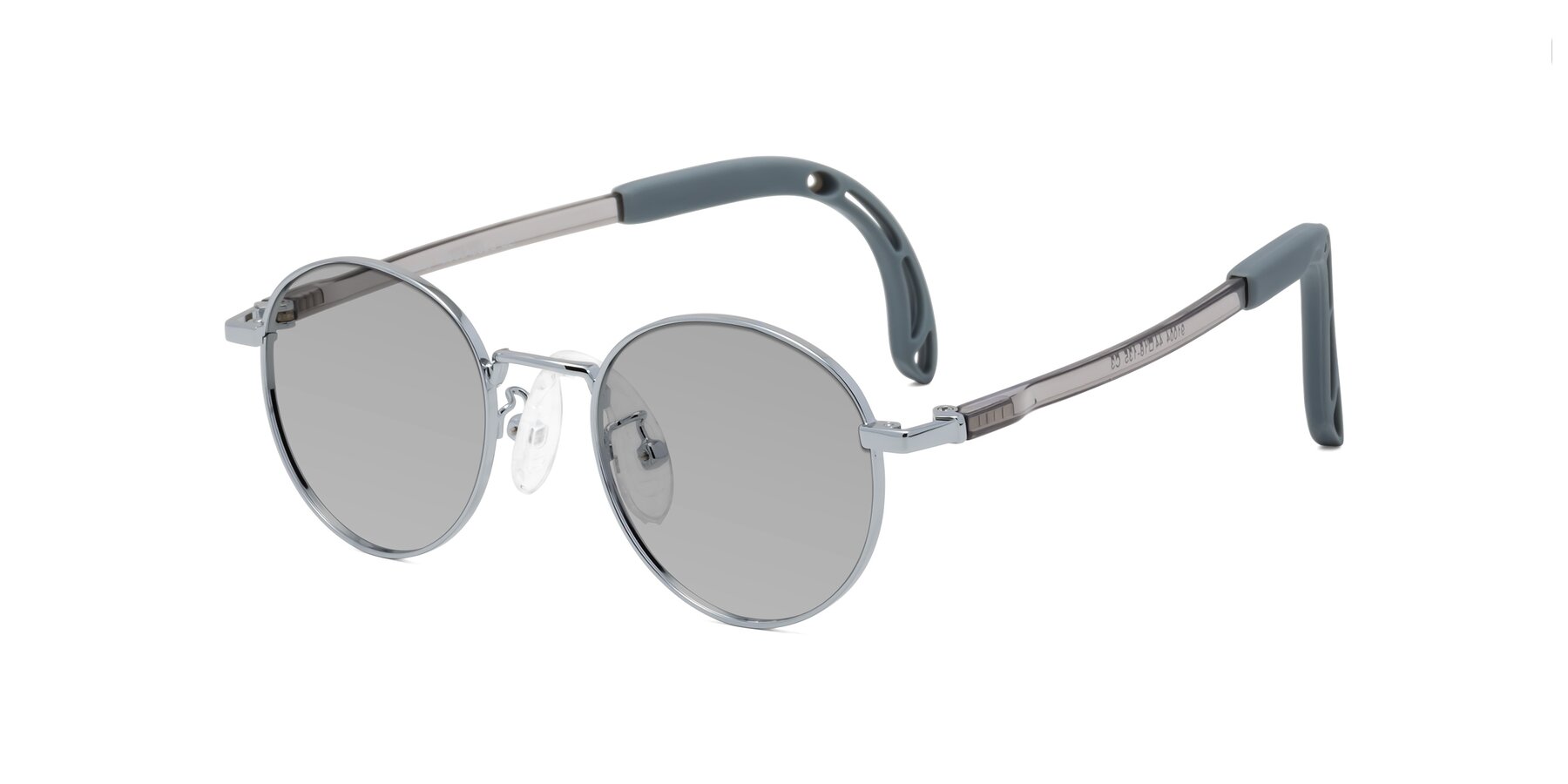 Angle of Macaulay in Knight Silver with Light Gray Tinted Lenses