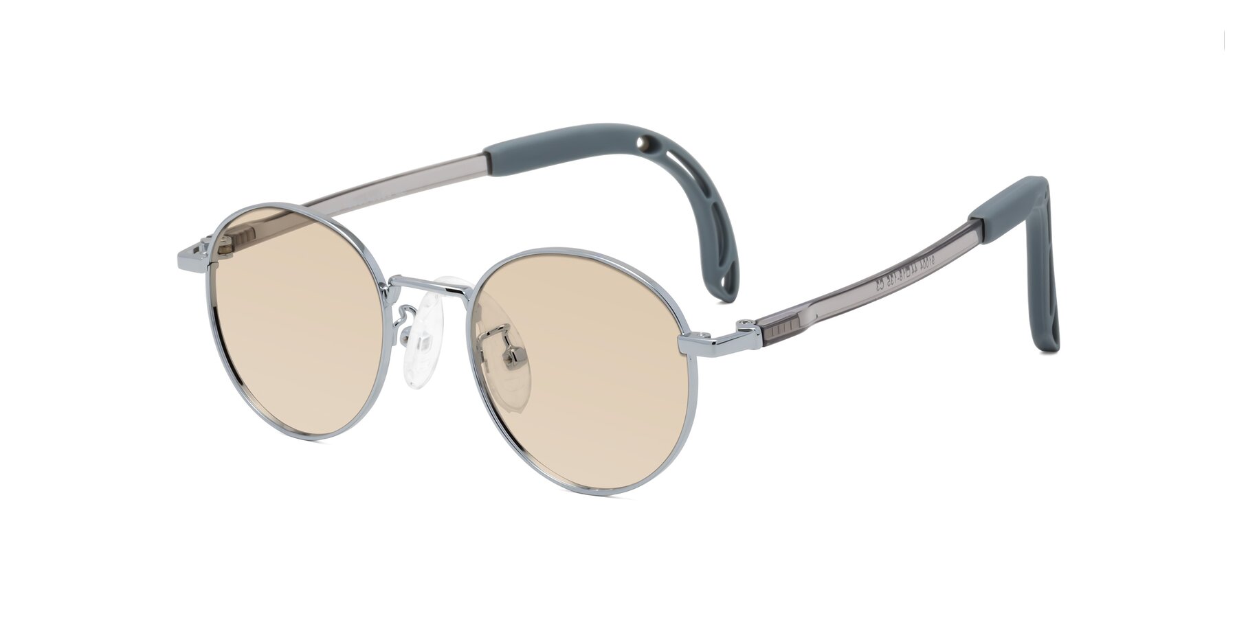 Angle of Macaulay in Knight Silver with Light Brown Tinted Lenses