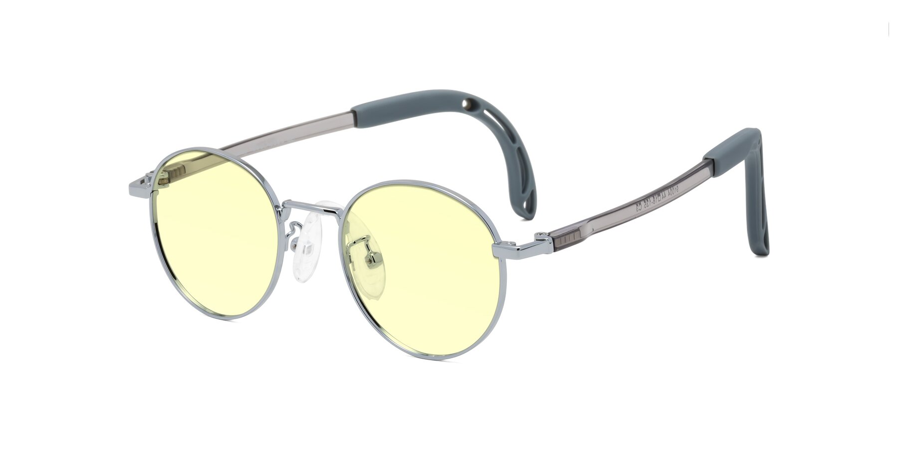 Angle of Macaulay in Knight Silver with Light Yellow Tinted Lenses