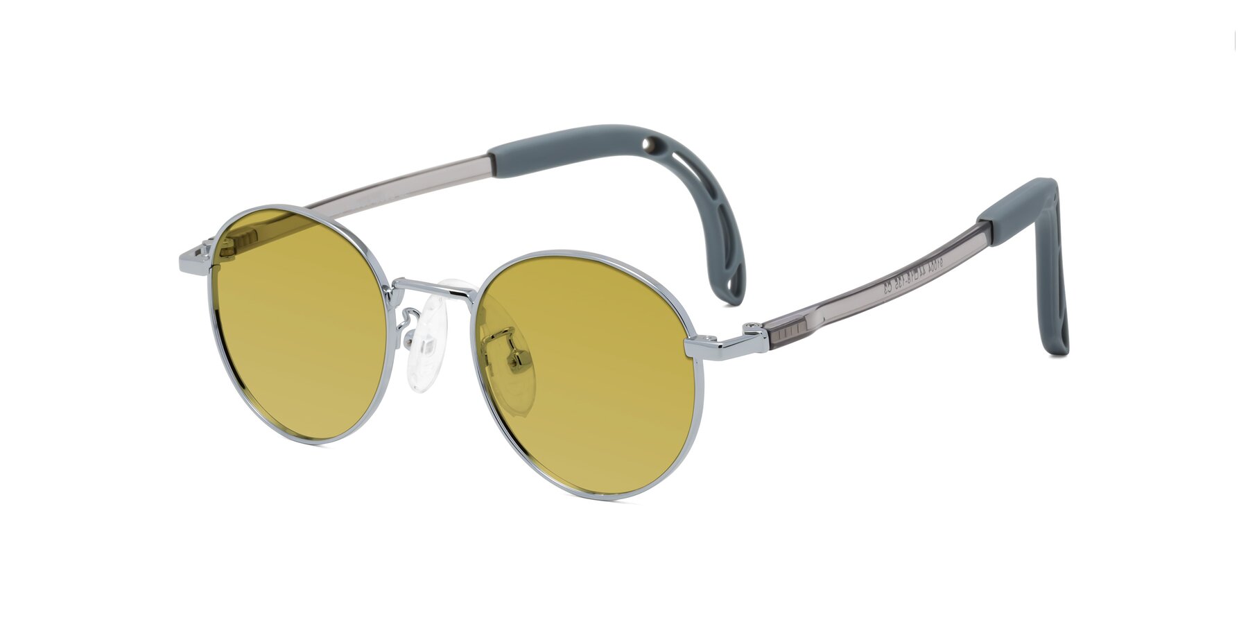 Angle of Macaulay in Knight Silver with Champagne Tinted Lenses