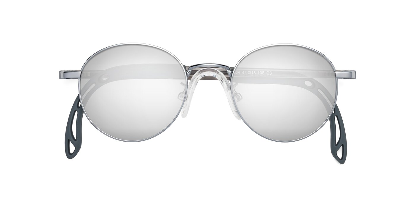 Macaulay - Knight Silver Flash Mirrored Sunglasses