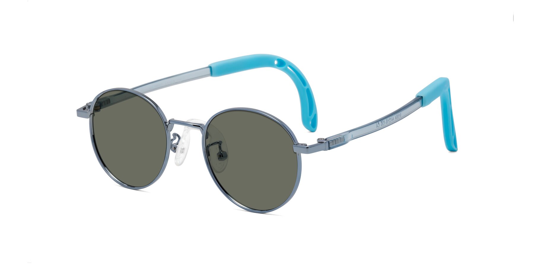 Angle of Macaulay in Pilot Blue with Gray Polarized Lenses