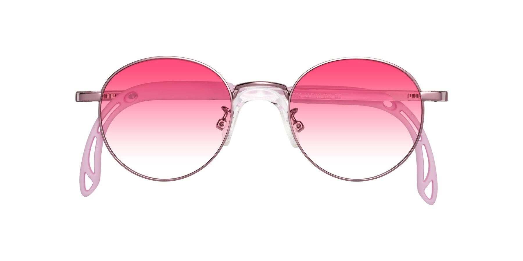 Folded Front of Macaulay in Artist Pink with Pink Gradient Lenses