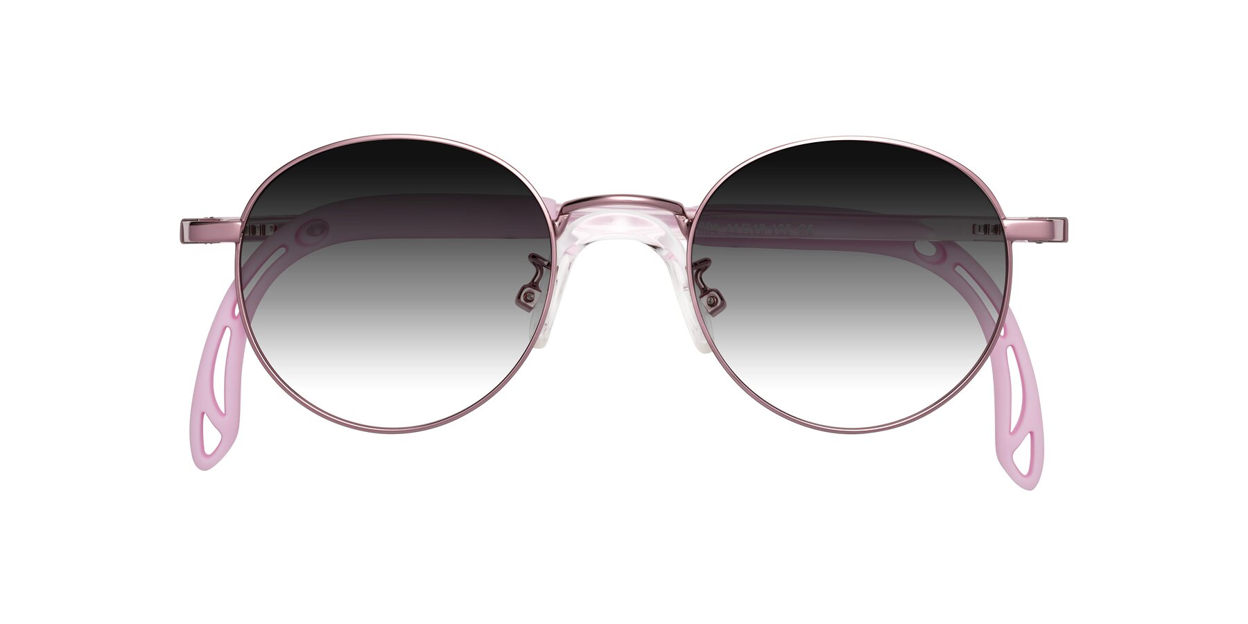 Folded Front of Macaulay in Artist Pink with Gray Gradient Lenses