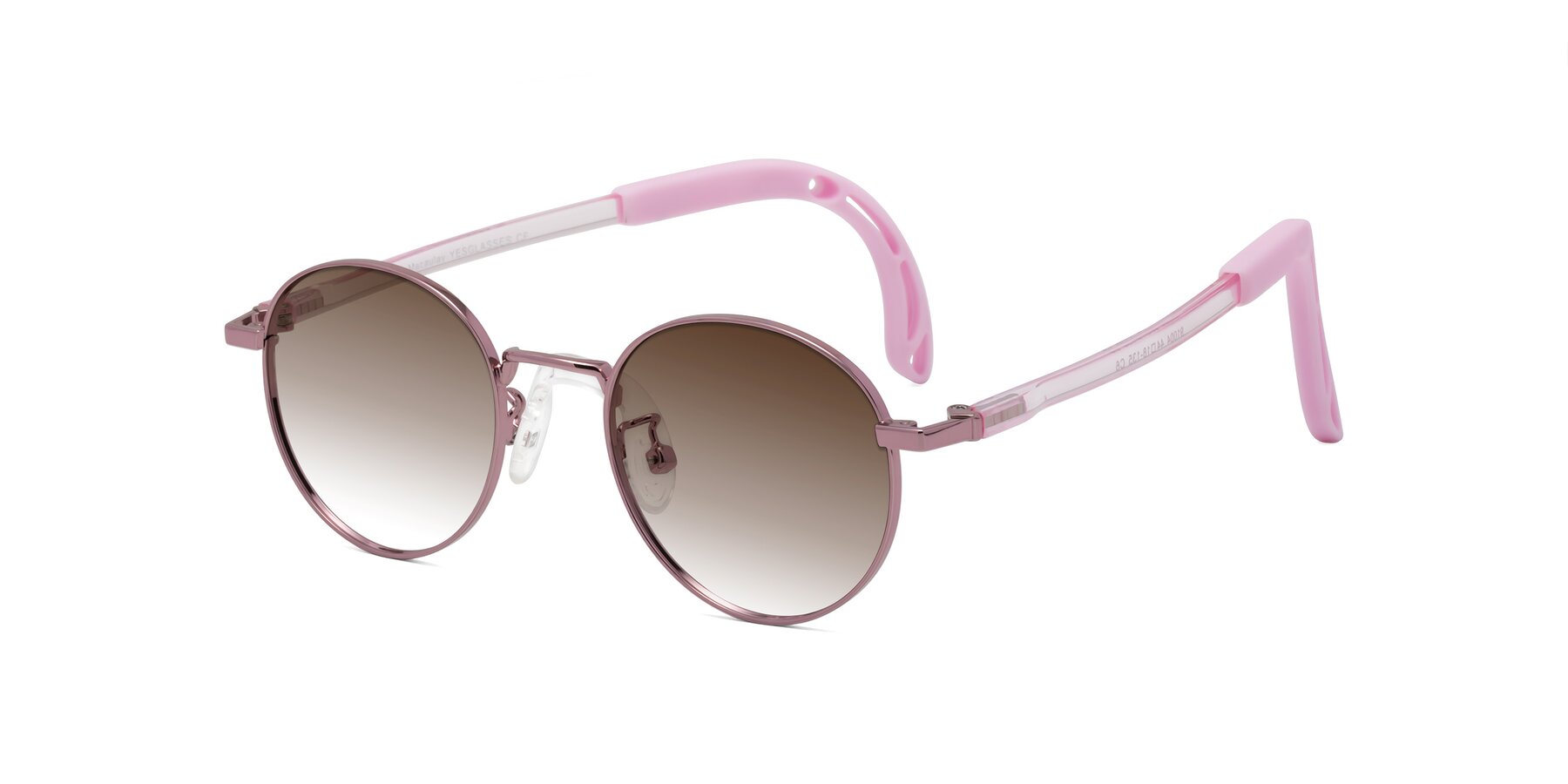 Angle of Macaulay in Artist Pink with Brown Gradient Lenses