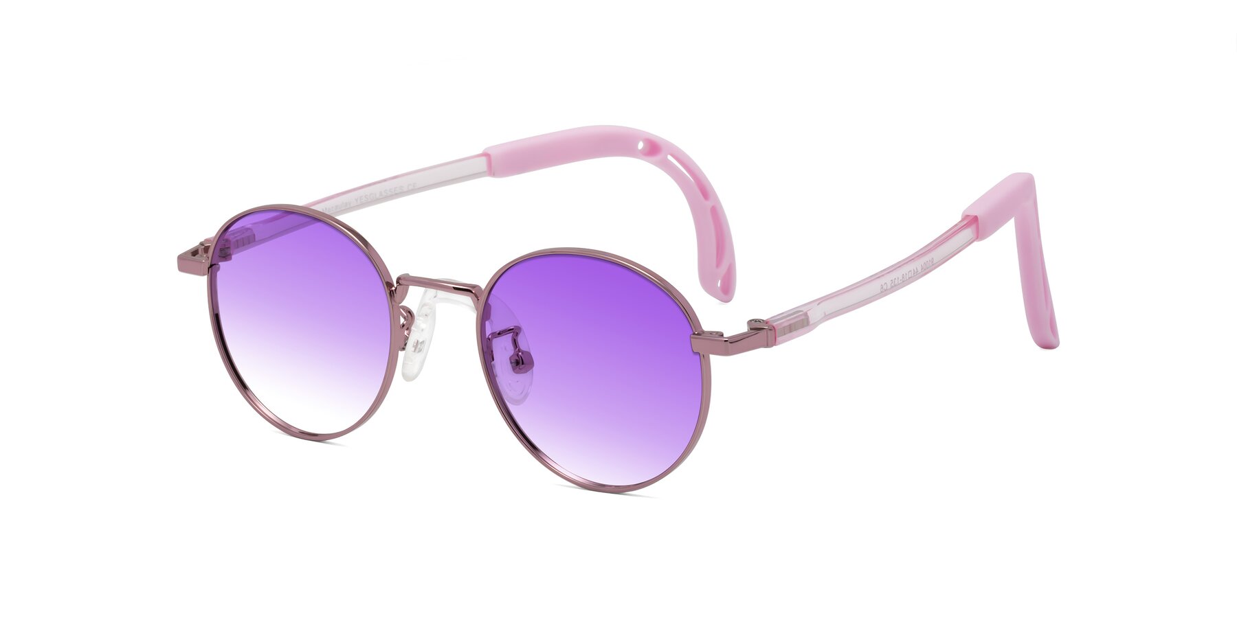 Angle of Macaulay in Artist Pink with Purple Gradient Lenses