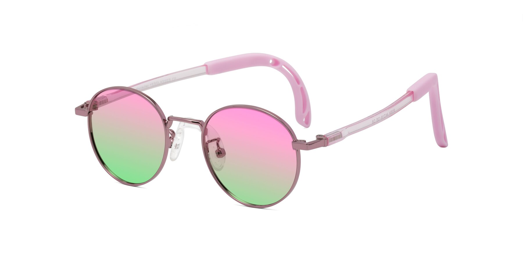 Angle of Macaulay in Artist Pink with Pink / Green Gradient Lenses