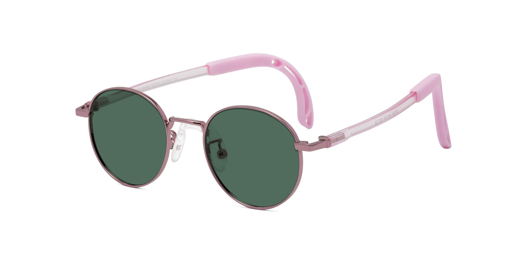 Angle of Macaulay in Artist Pink with Green Polarized Lenses