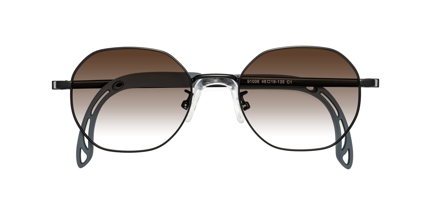 Esther - Ninja Black Gradient Sunglasses