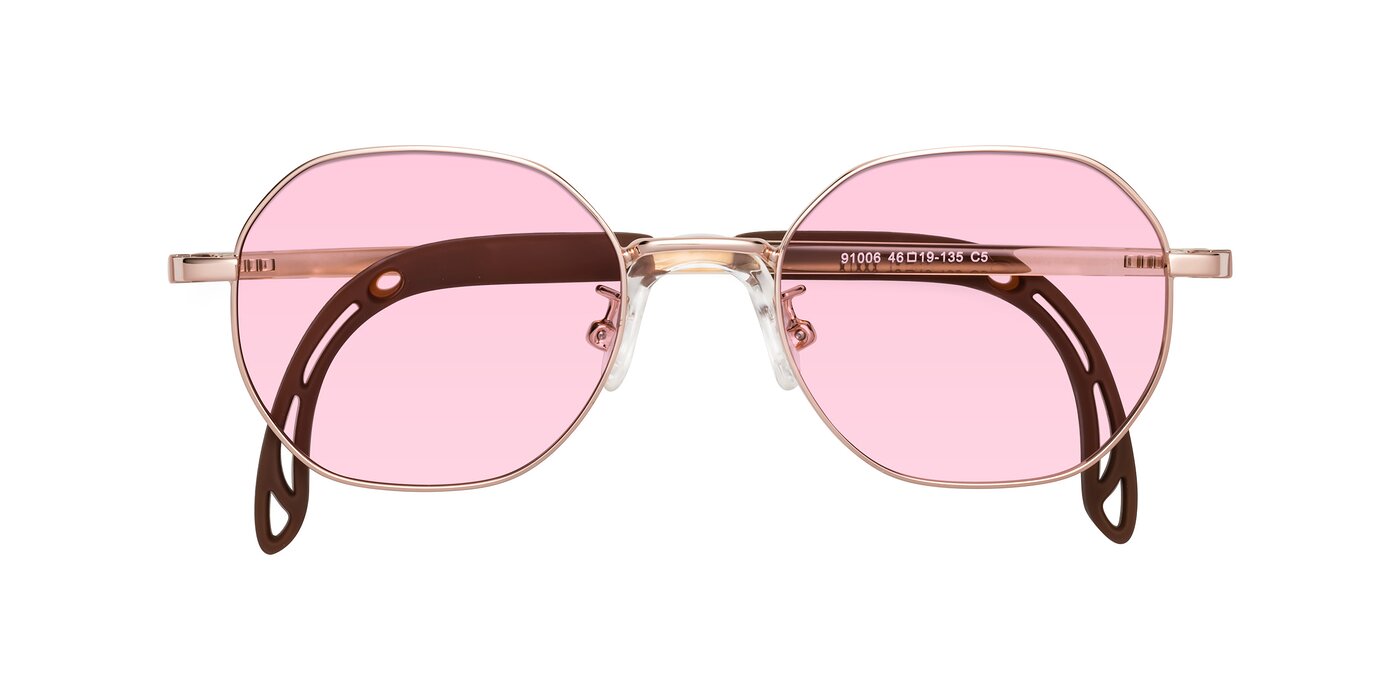 Esther - Professor Gold Tinted Sunglasses