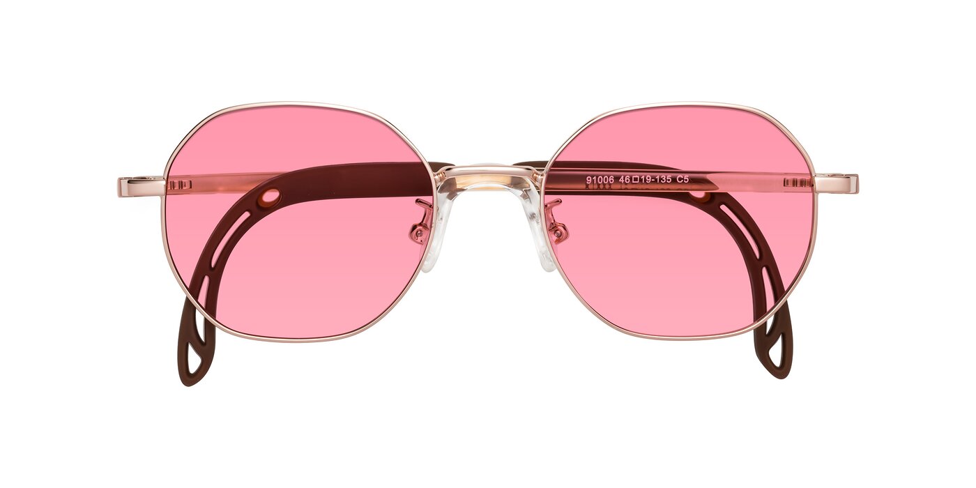 Esther - Professor Gold Tinted Sunglasses