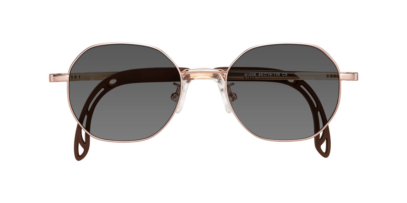 Esther - Professor Gold Tinted Sunglasses