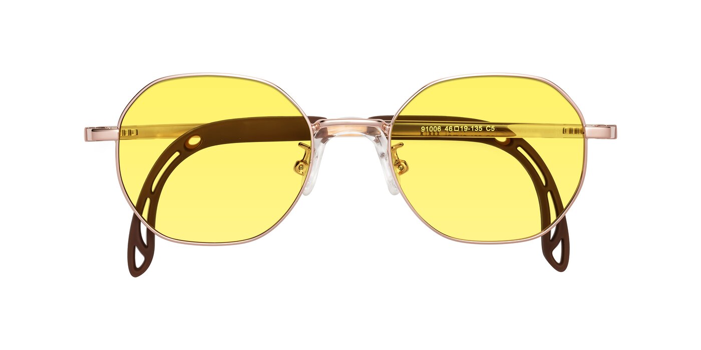 Esther - Professor Gold Tinted Sunglasses