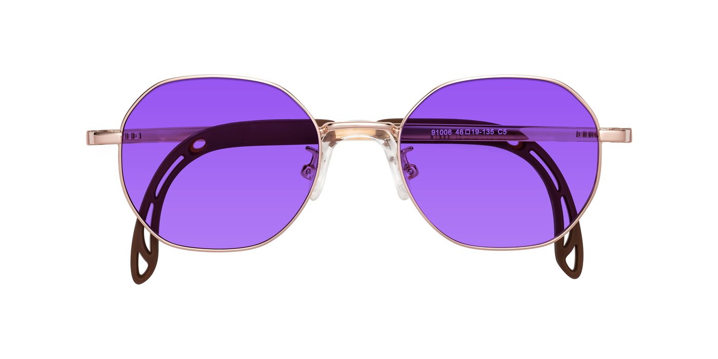 Esther - Professor Gold Tinted Sunglasses