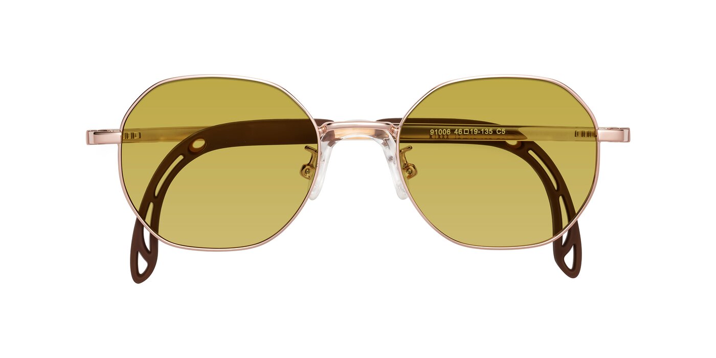 Esther - Professor Gold Tinted Sunglasses