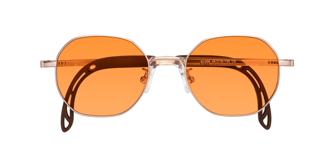 Esther - Professor Gold Tinted Sunglasses