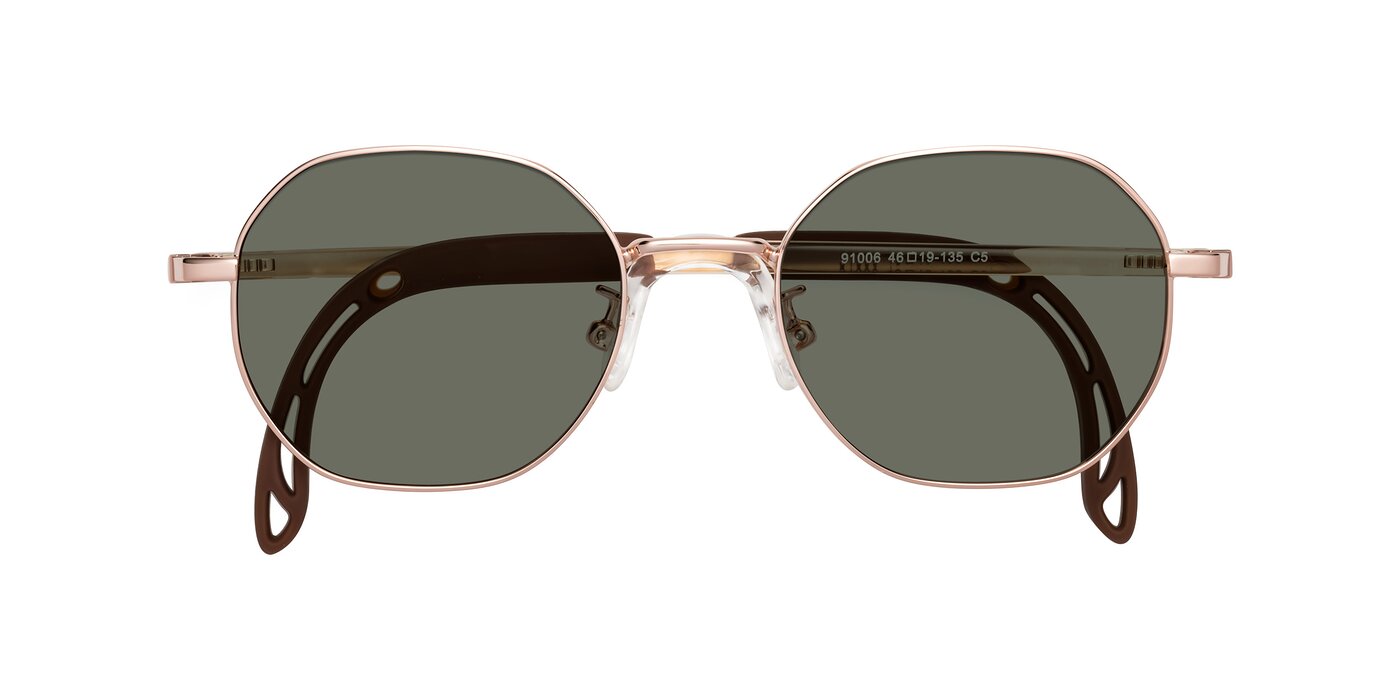 Esther - Professor Gold Polarized Sunglasses