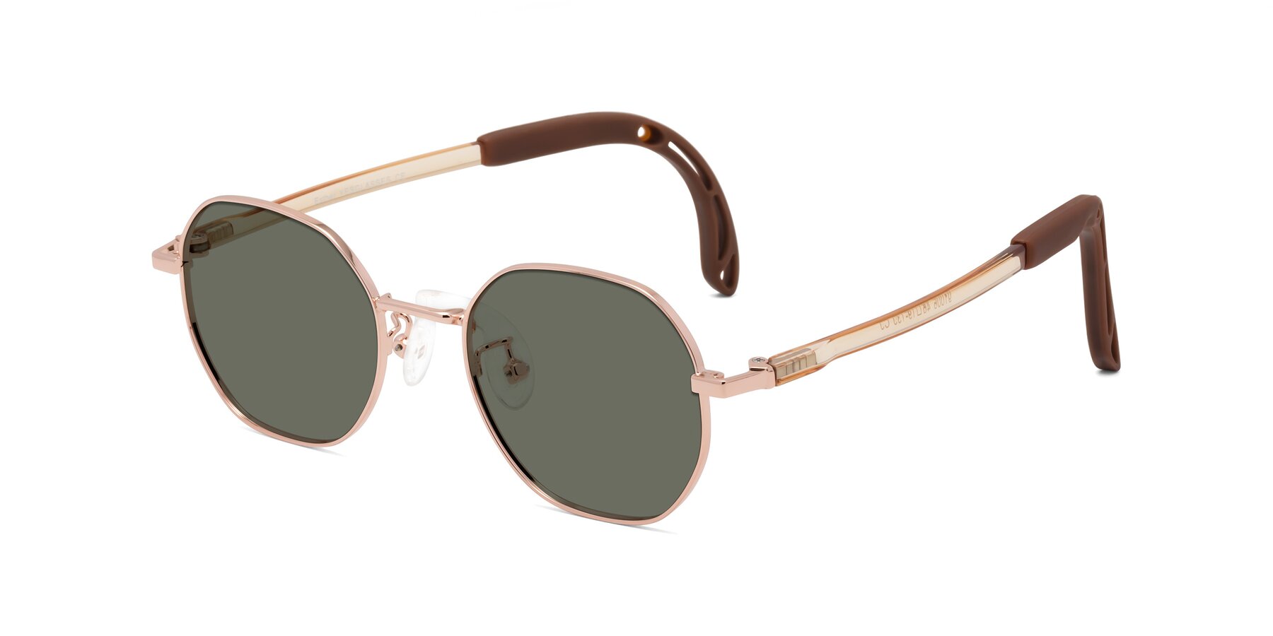 Angle of Esther in Professor Gold with Gray Polarized Lenses