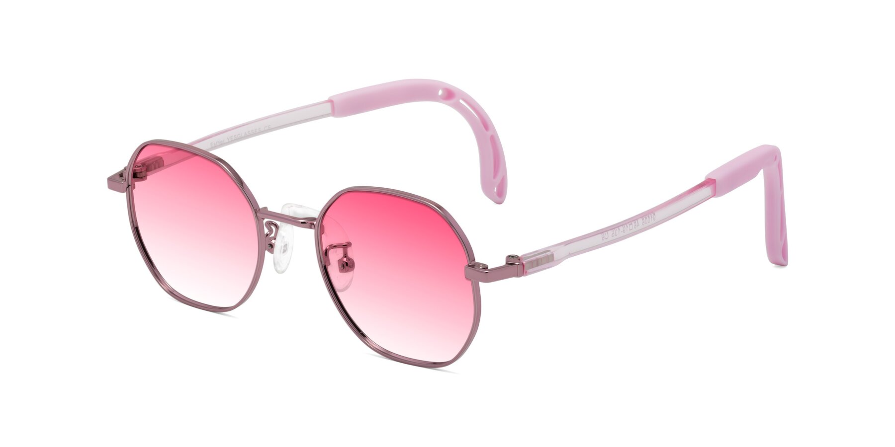 Angle of Esther in Artist Pink with Pink Gradient Lenses