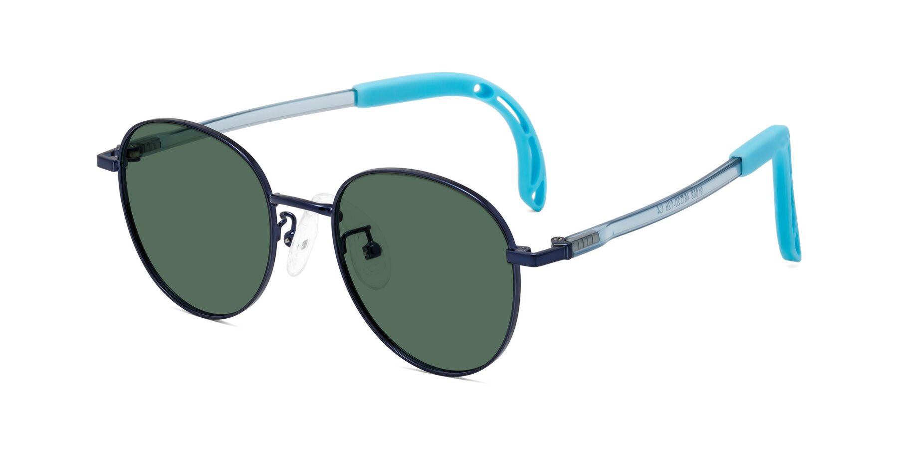 Angle of Ann in Sailor Blue with Green Polarized Lenses