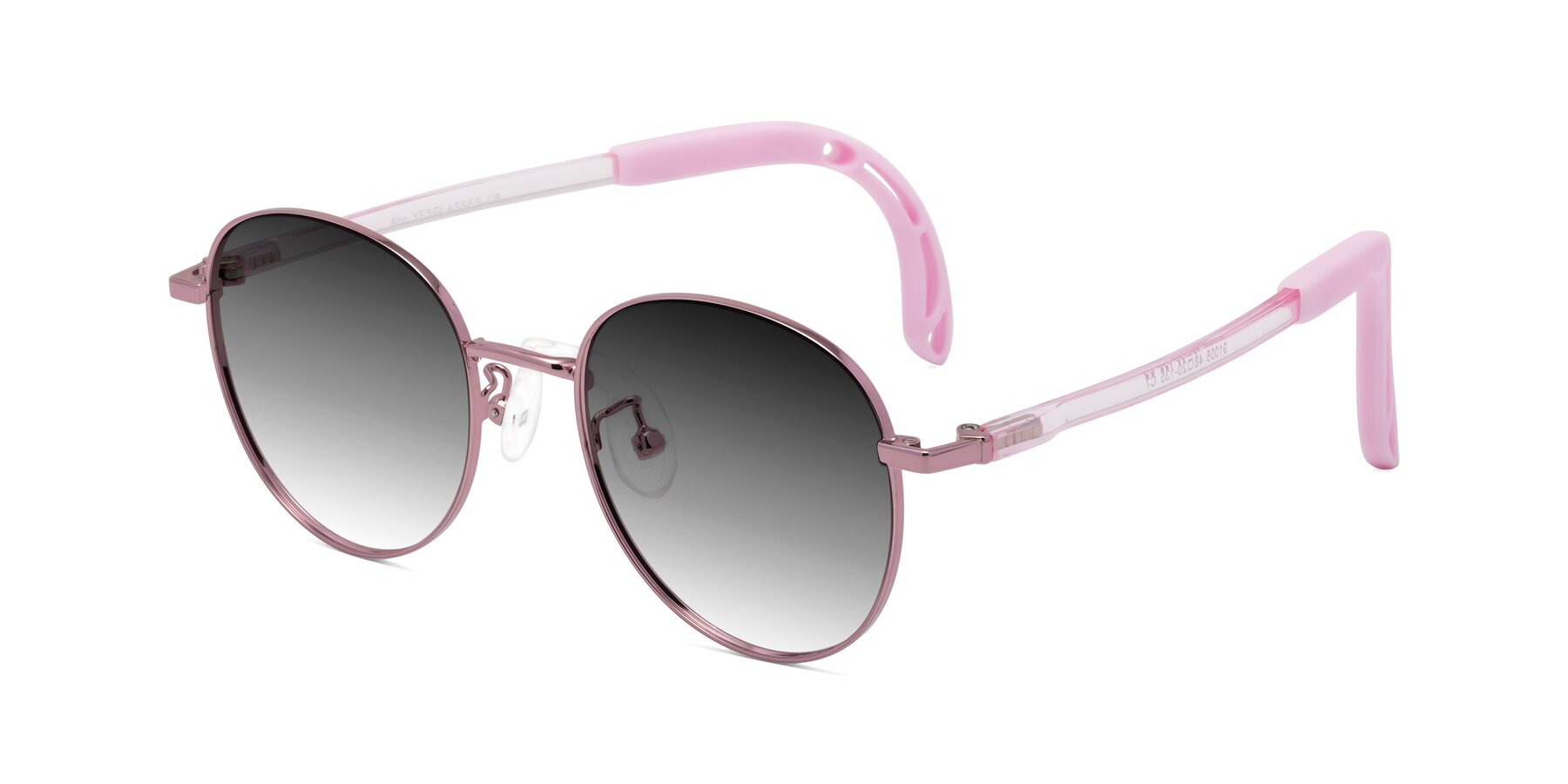 Angle of Ann in Artist Pink with Gray Gradient Lenses