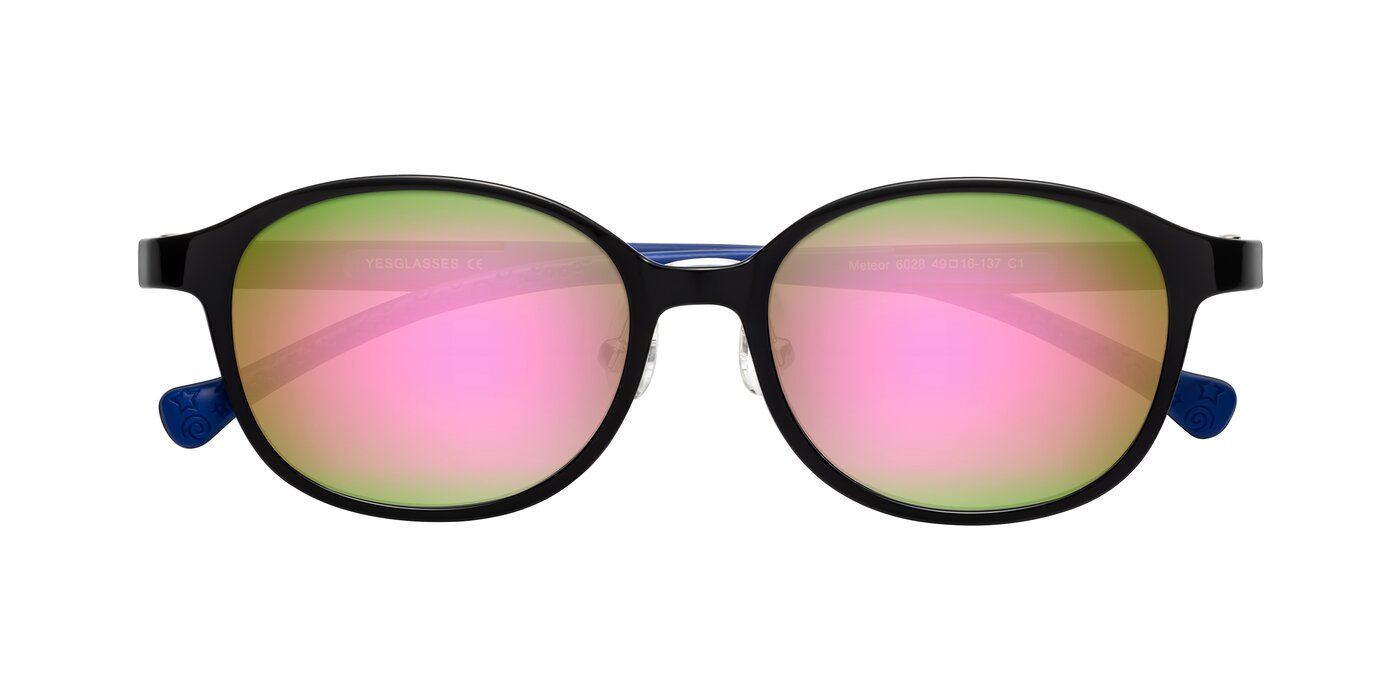 Meteor - Ninja Black Flash Mirrored Sunglasses