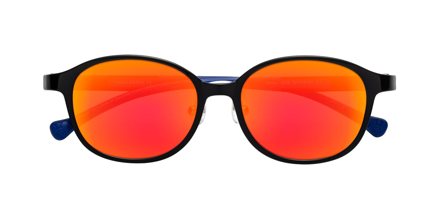 Meteor - Ninja Black Flash Mirrored Sunglasses