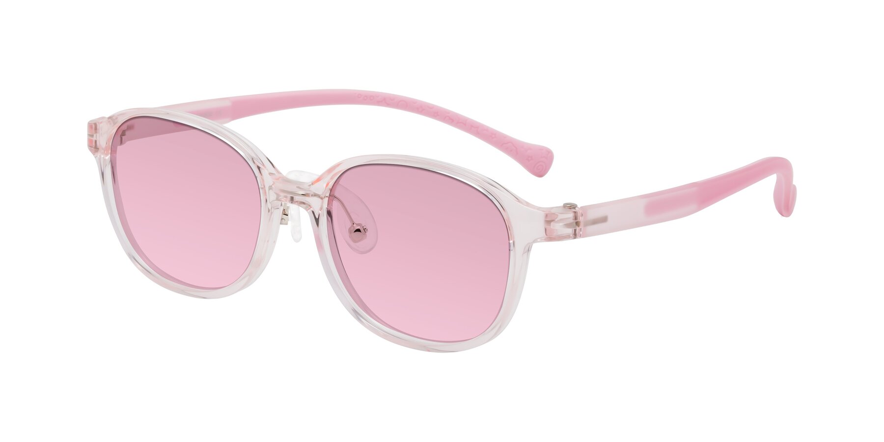 Angle of Meteor in Artist Pink with Light Wine Tinted Lenses