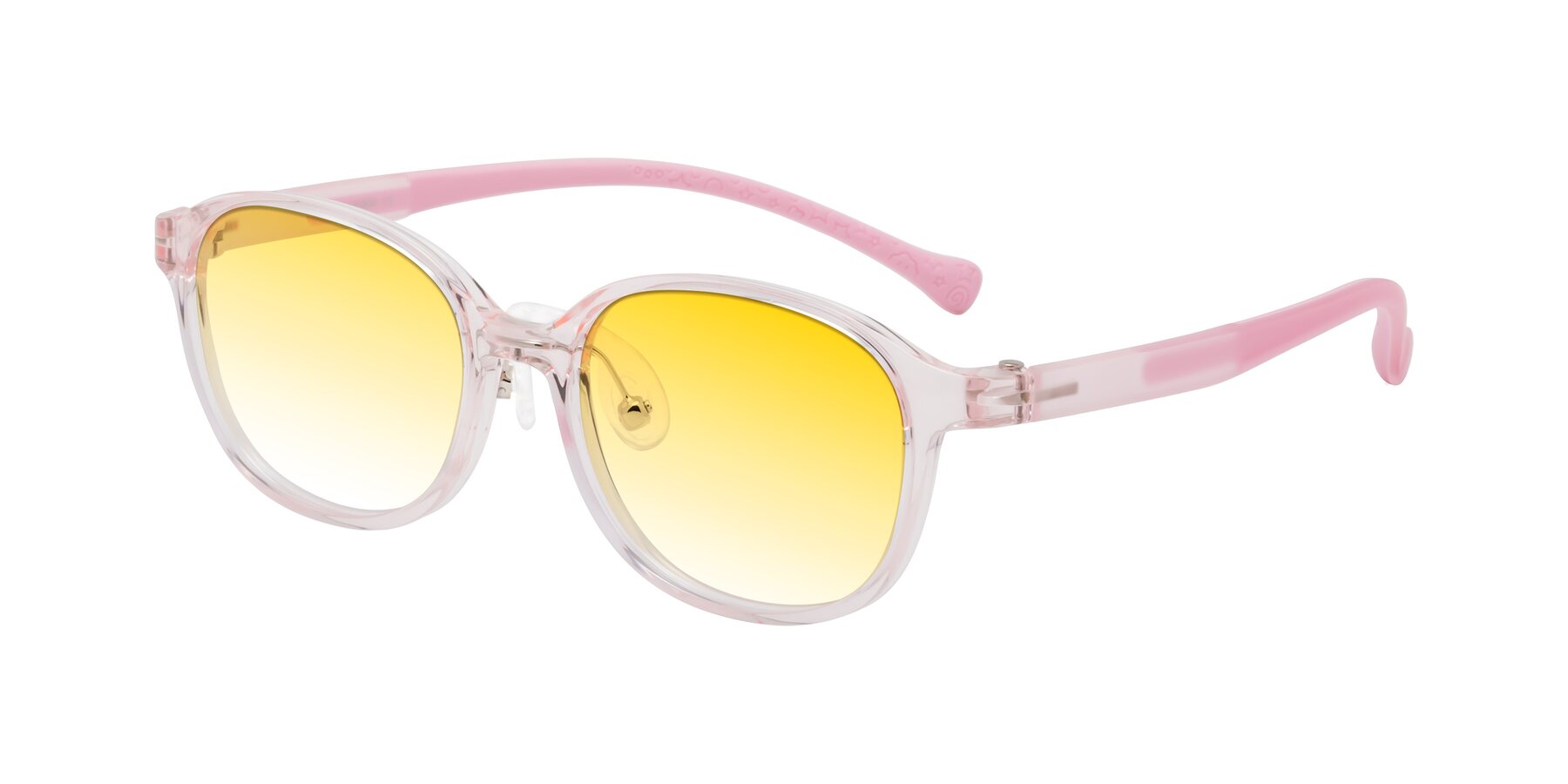 Angle of Meteor in Artist Pink with Yellow Gradient Lenses